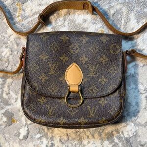 Louis Vuitton Monogram Crossbody with Tan Accents